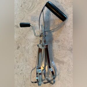 Vintage Ekco Stainless Steel Rotary Hand Mixer Egg Beater